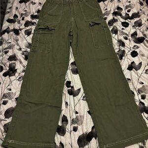 Rue21 Olive Green Straight Leg Jeans